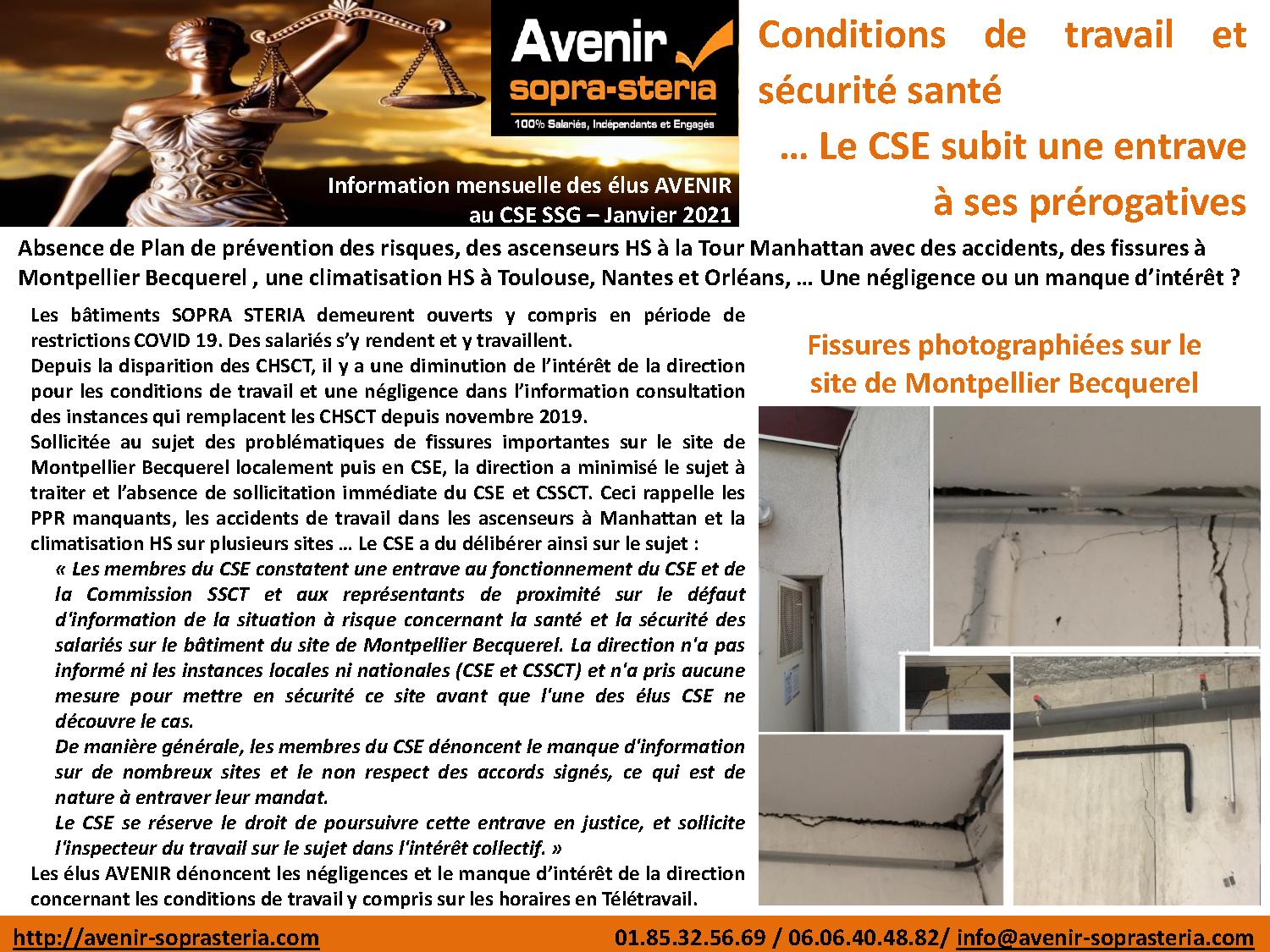 Information des élus Sopra Steria