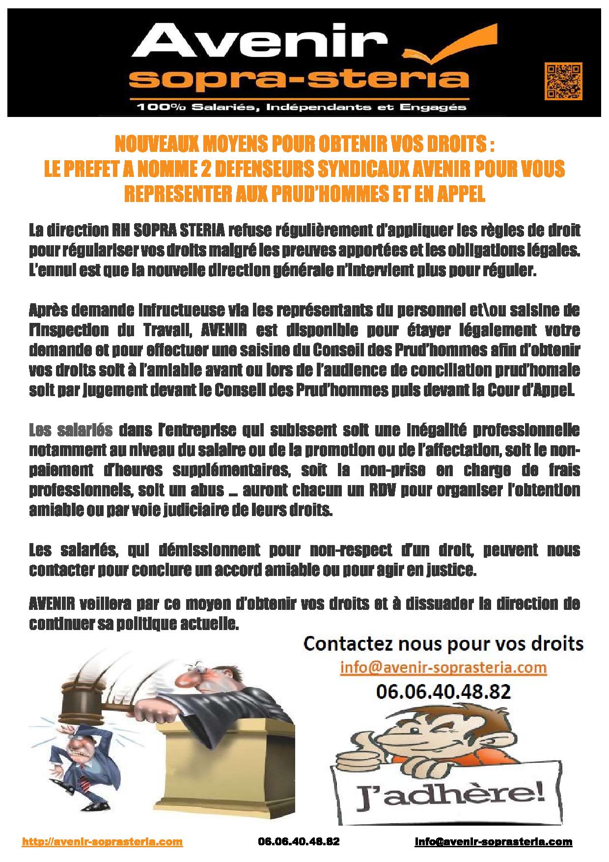 SOPRA STERIA Nouveaux moyens pour vous defendre