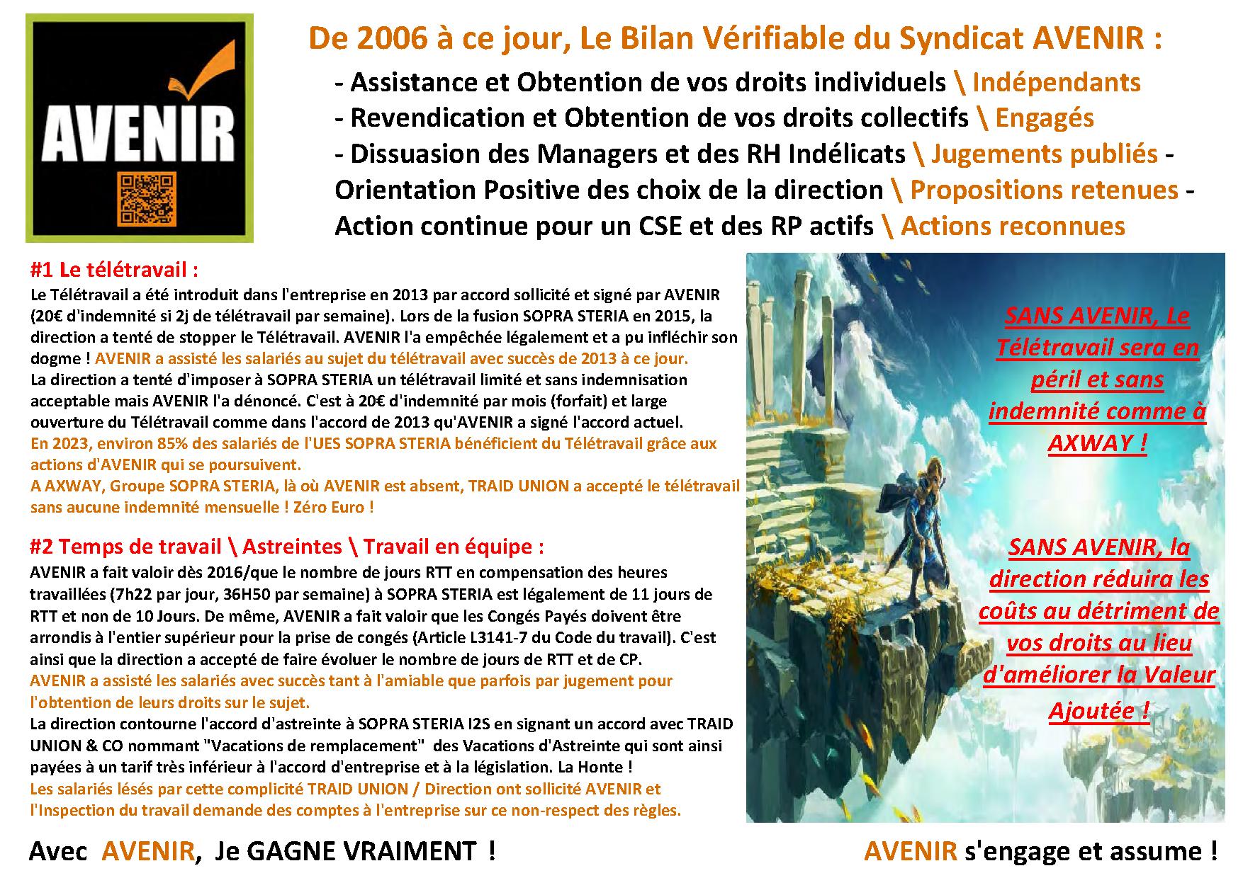 SOPRA STERIA Notre Bilan … et Vos Enjeux …