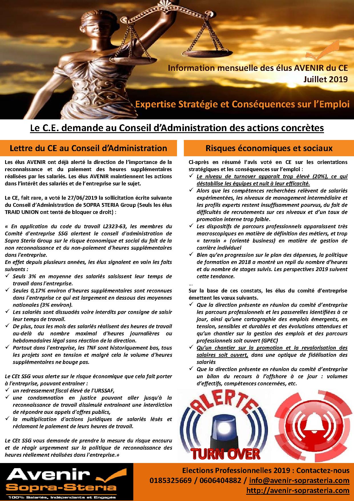 Expertise strategie et consequences sur l emploi