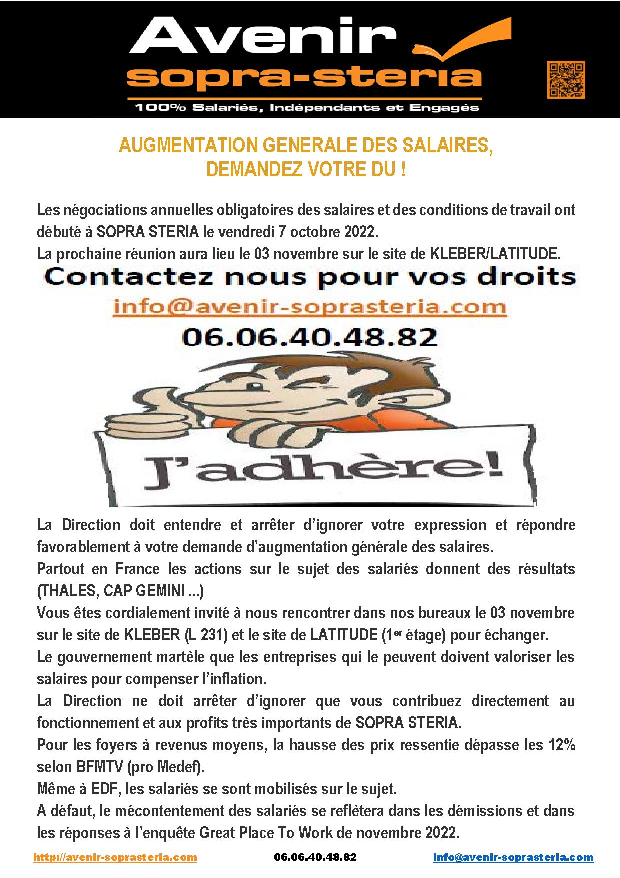 Mobilisation interprofessionnelle du octobre.