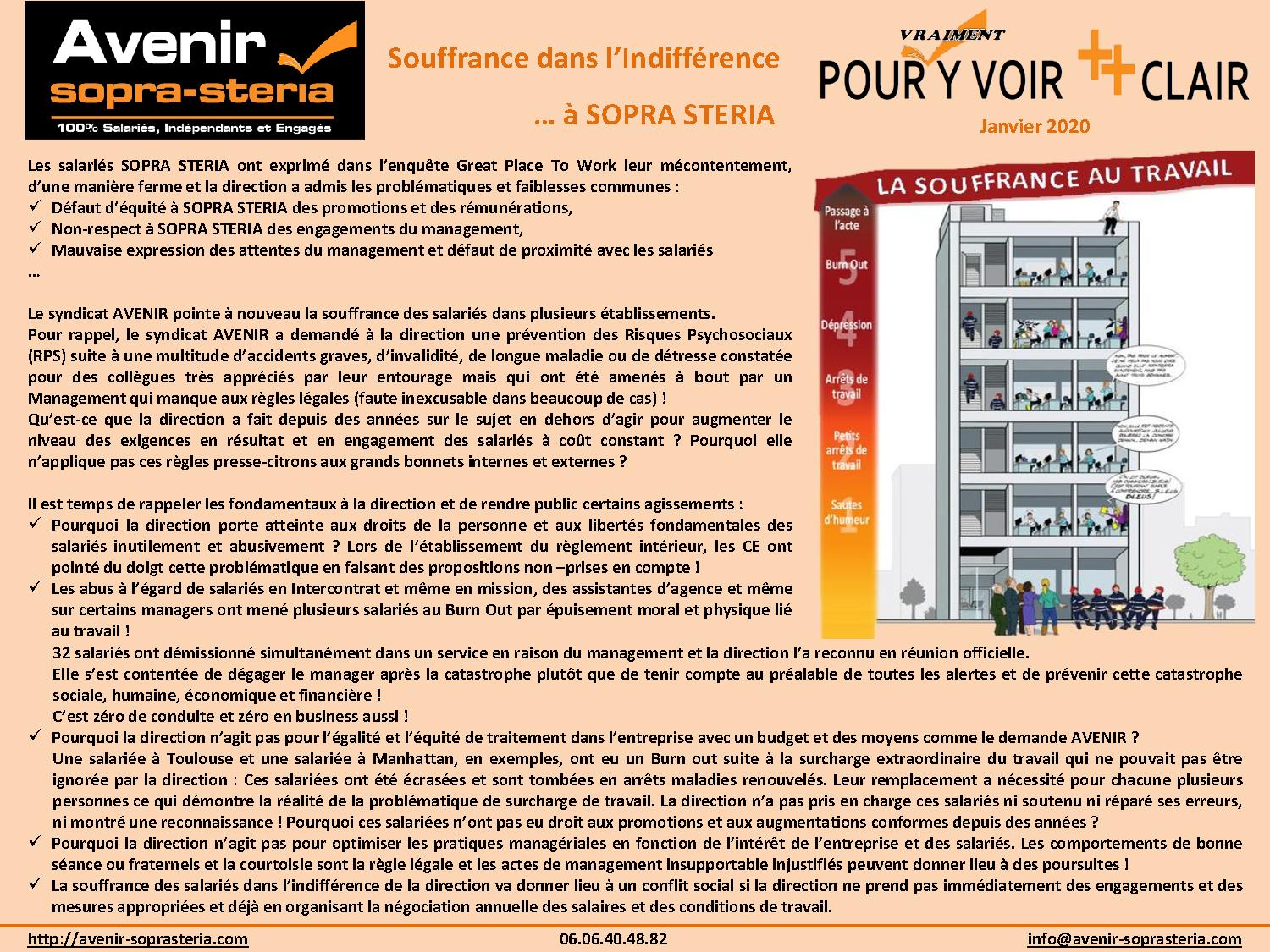 Souffrance dans l indifference