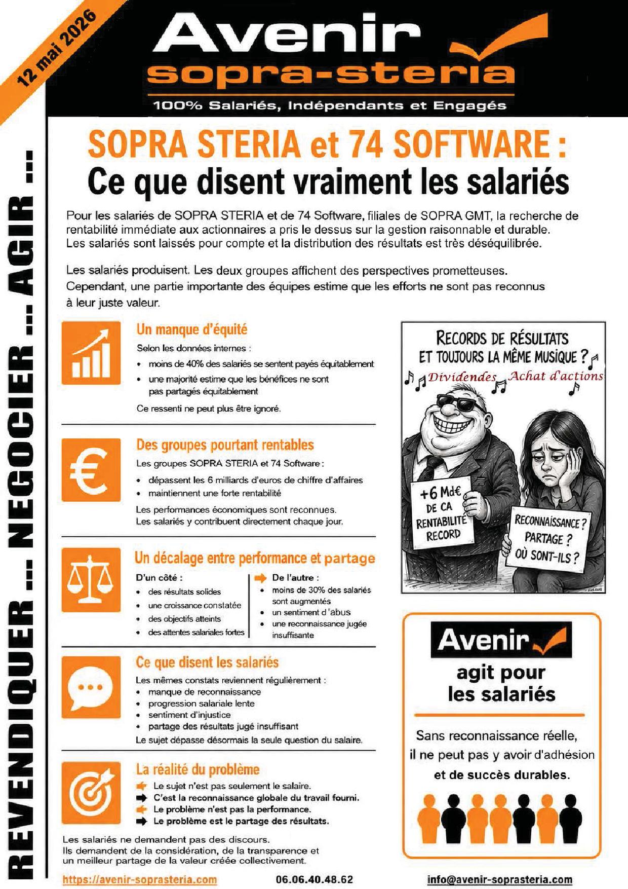 Sopra steria et 74 software